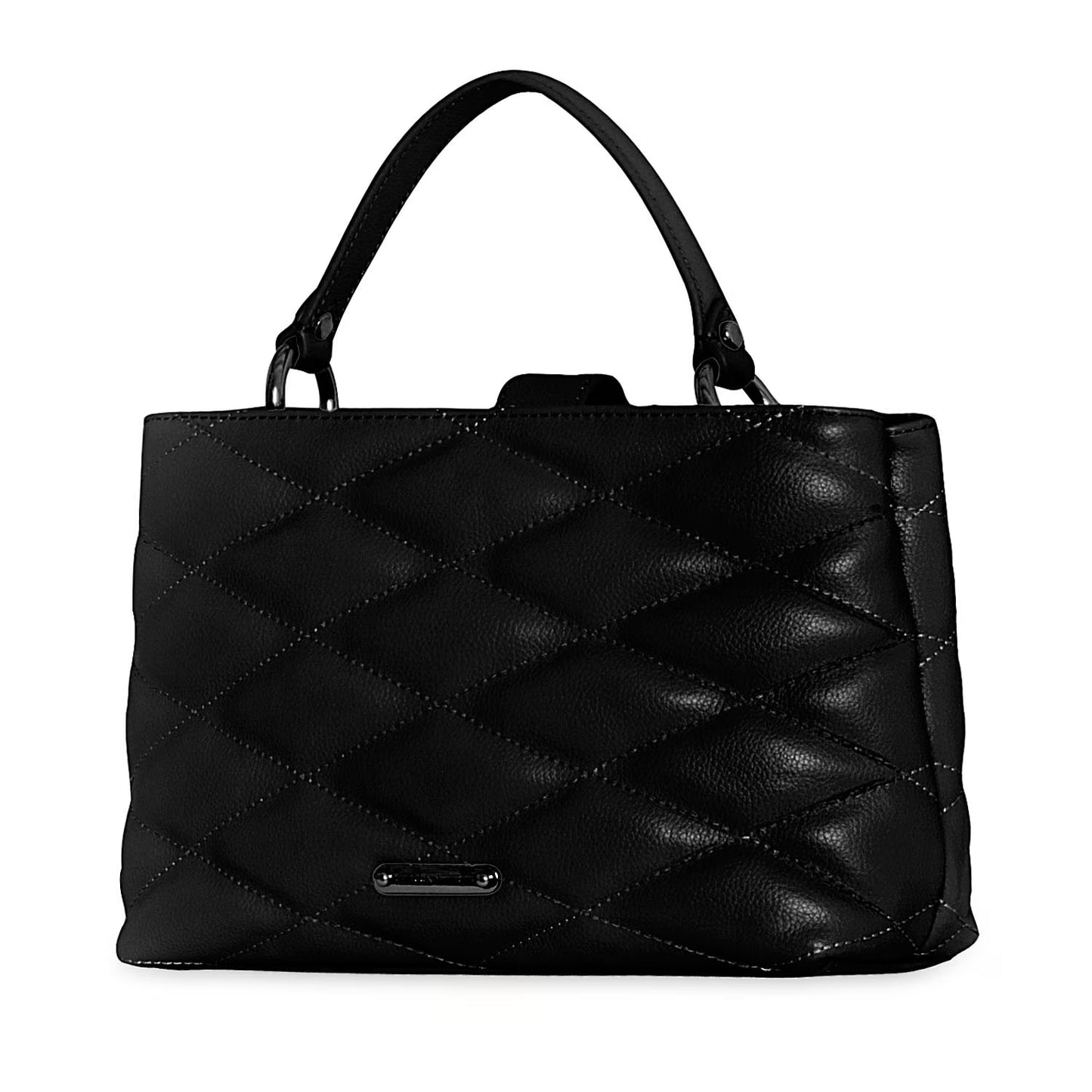 Rebecca Minkoff Edie Top Handle Satchel with Diamond Quilt