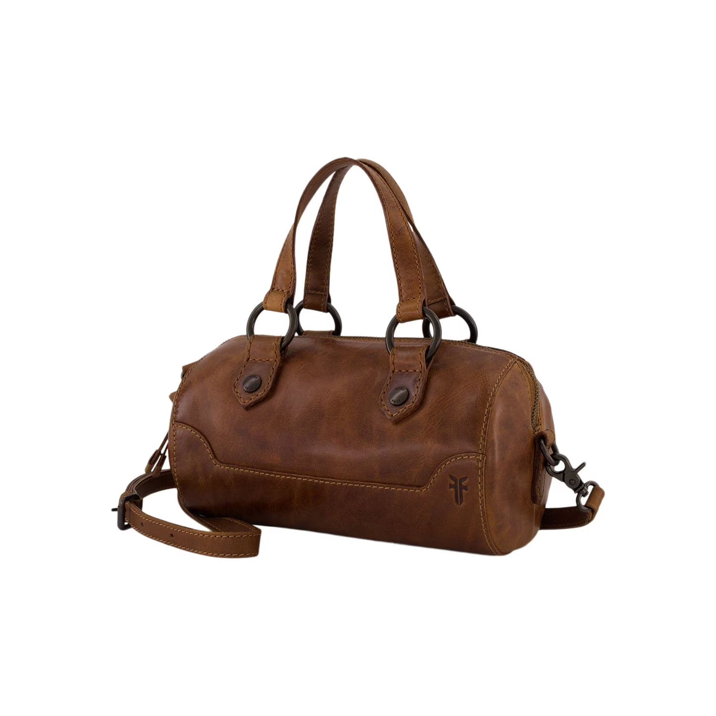 Frye Melissa 100% Genuine Leather Women's Mini Barrel Handbag