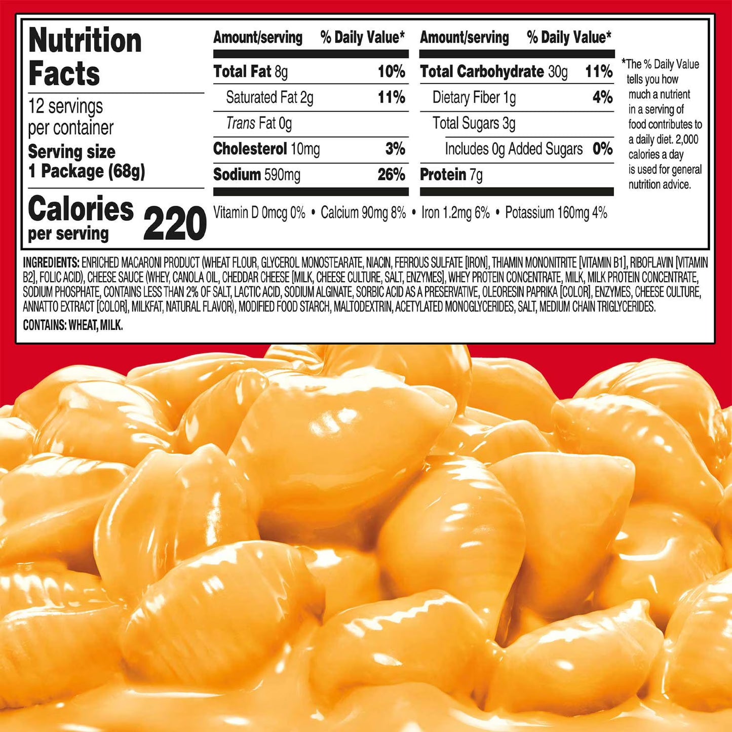 Velveeta Shells and Cheese Original Microwavable Sauce Cups, 2.39 oz., 12 ct.