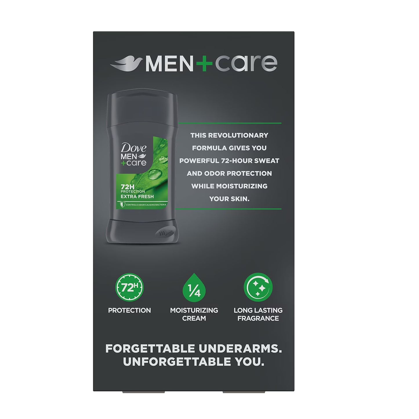 Dove Men+Care Antiperspirant Deodorant, Extra Fresh, 2.7 oz., 4 pk.