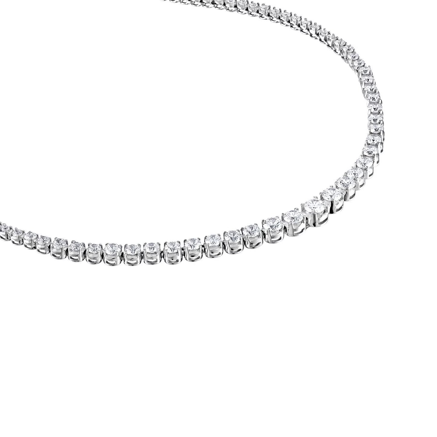 Diamond Riviera Necklace in 14K Gold