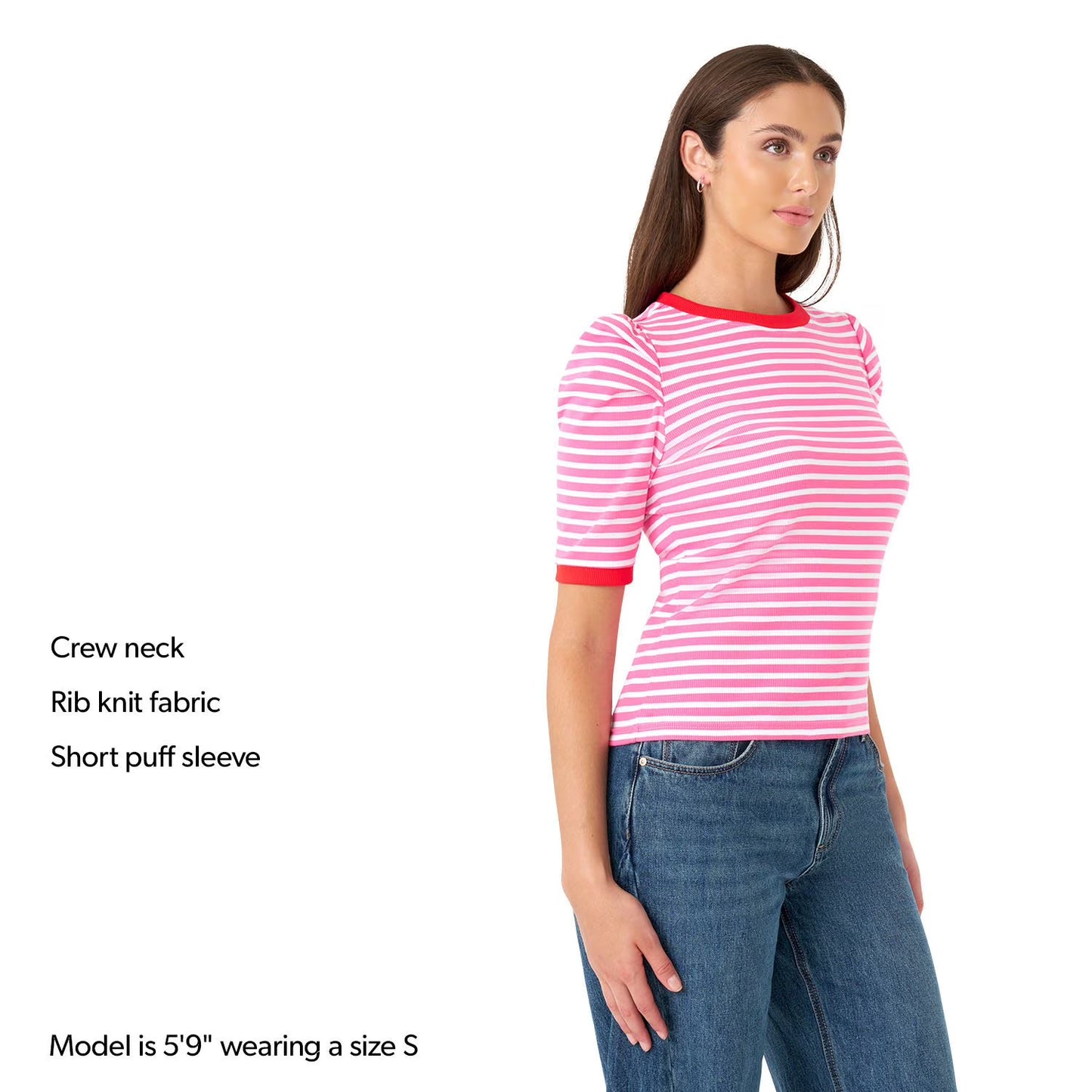 Rebecca Minkoff Women's Puff Sleeve Top
