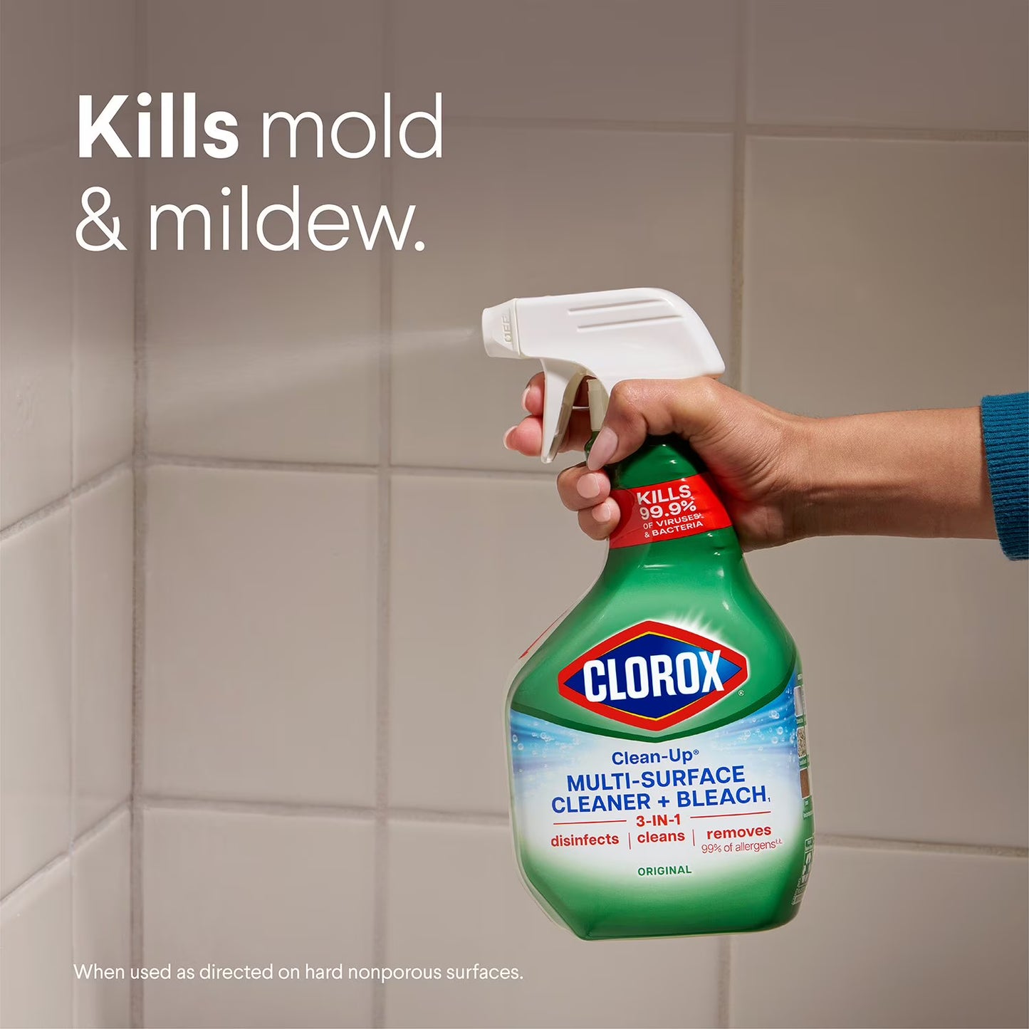 Clorox Clean-Up All-Purpose Cleaner + Bleach, Original Spray + Refill
