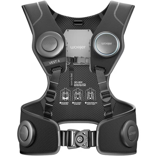 Woojer Vest 4 High-Fidelity Haptics - for VR, Games, Music, Movies, and Wellness