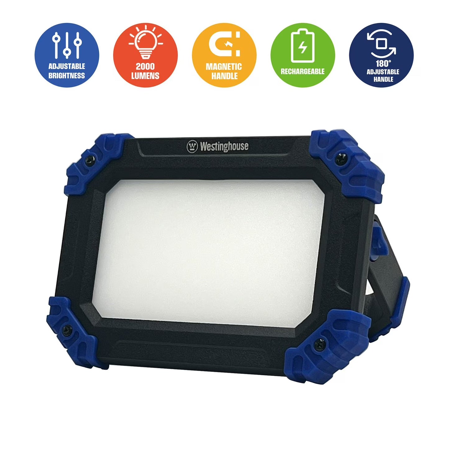 Westinghouse 2000 Lumen LED Rechargeable Portable Work Light (Set of 2)