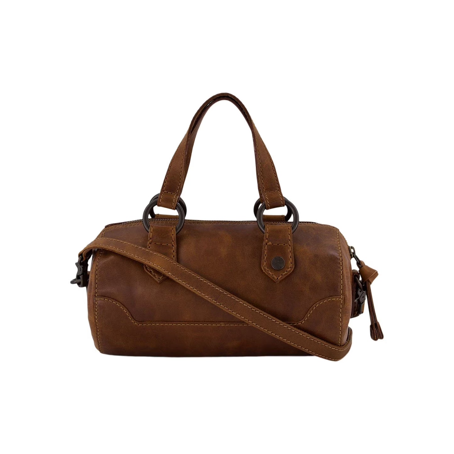 Frye Melissa 100% Genuine Leather Women's Mini Barrel Handbag