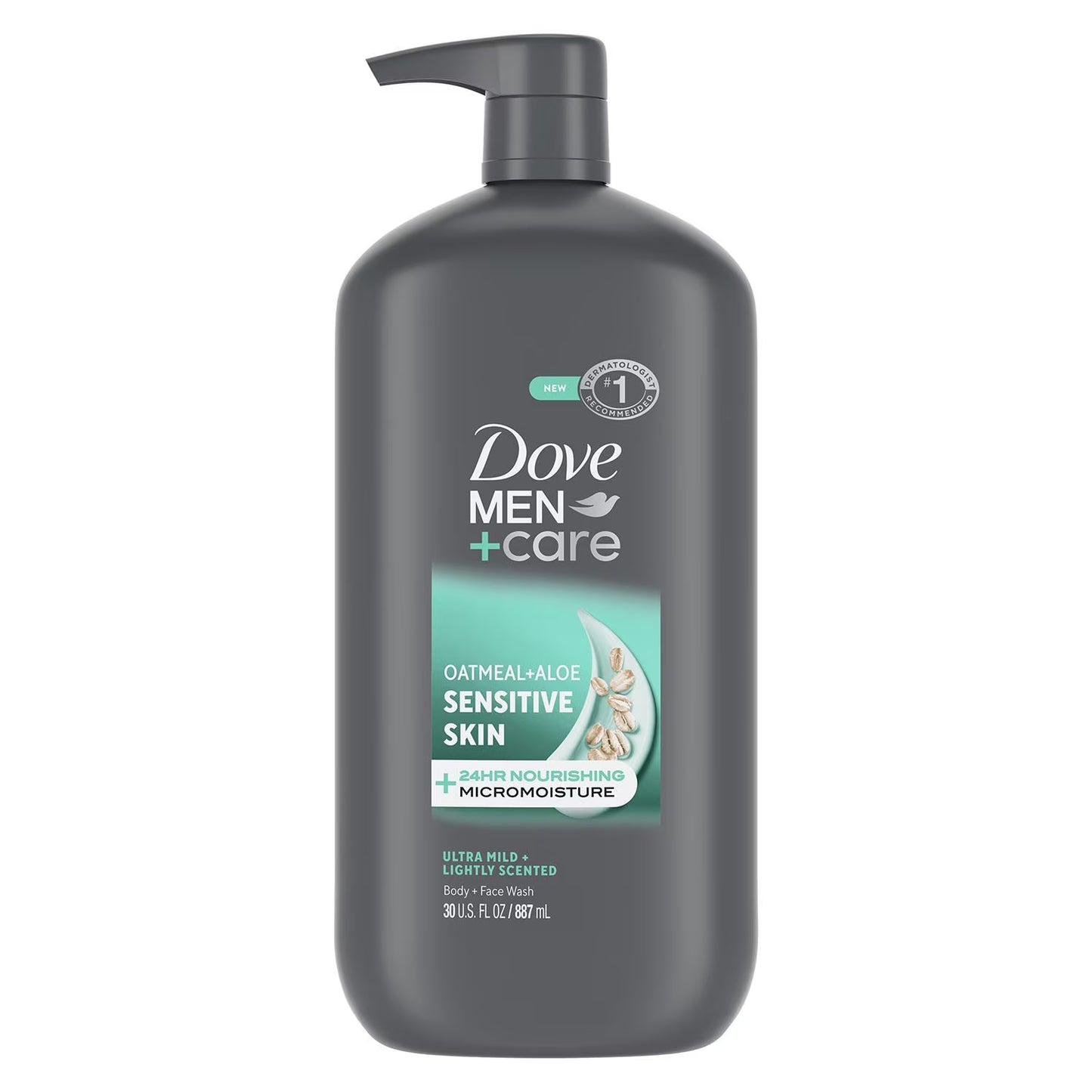 Dove Men+Care Sensitive Skin Body & Face Wash, 30 fl. oz., 2 pk.