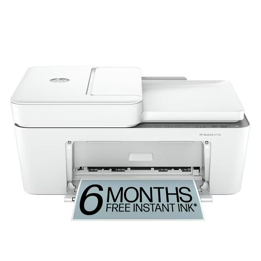 HP DeskJet 4258e Wireless All-in-One Inkjet Printer, 6 Months Instant Ink with HP+