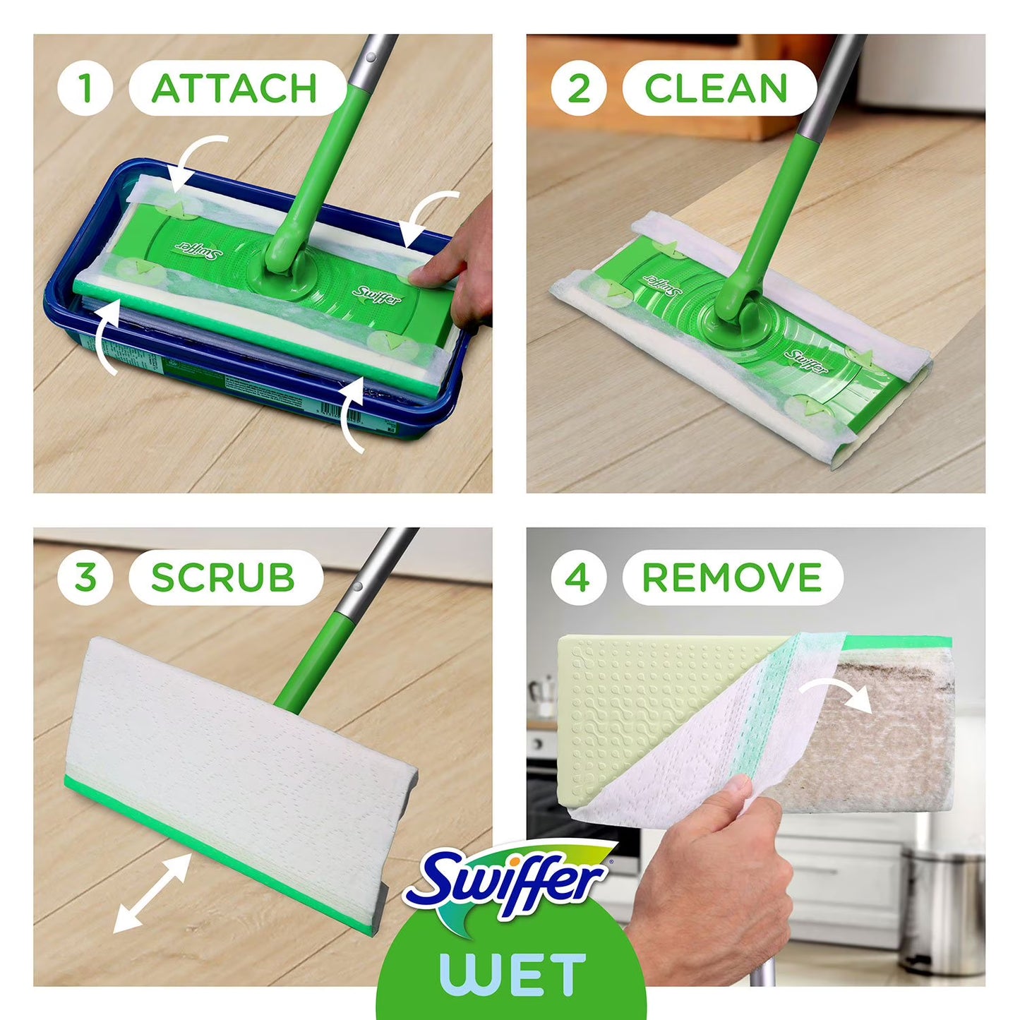Swiffer Sweeper Mop Pads Refill, Lavender, 64 ct.