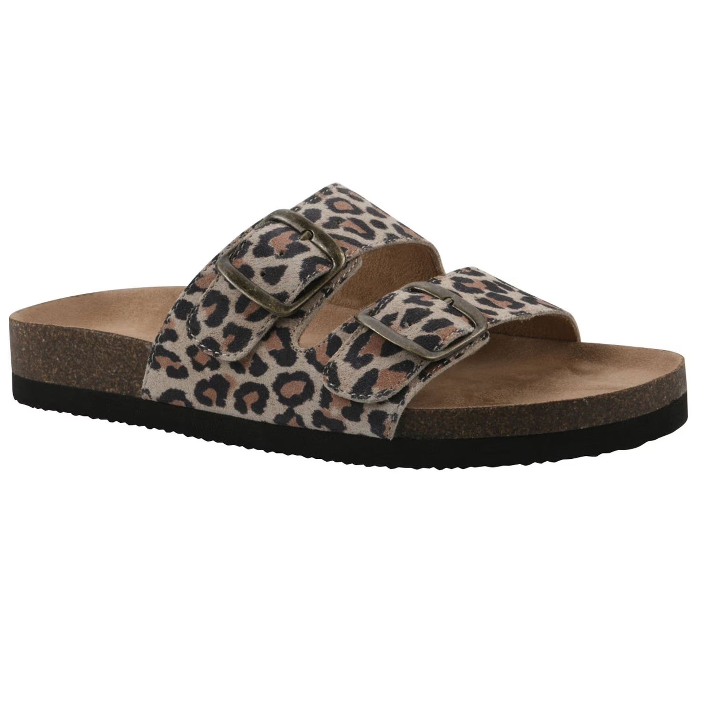 Mountain Sole Women's Double Buckle Leather Sandal