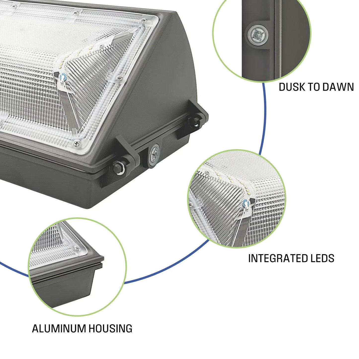 Westinghouse 8000 Lumen LED Wall Pack Light