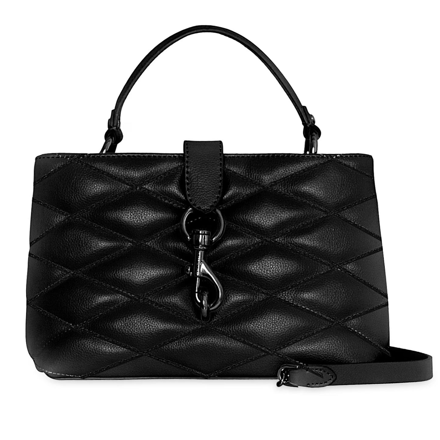 Rebecca Minkoff Edie Top Handle Satchel with Diamond Quilt