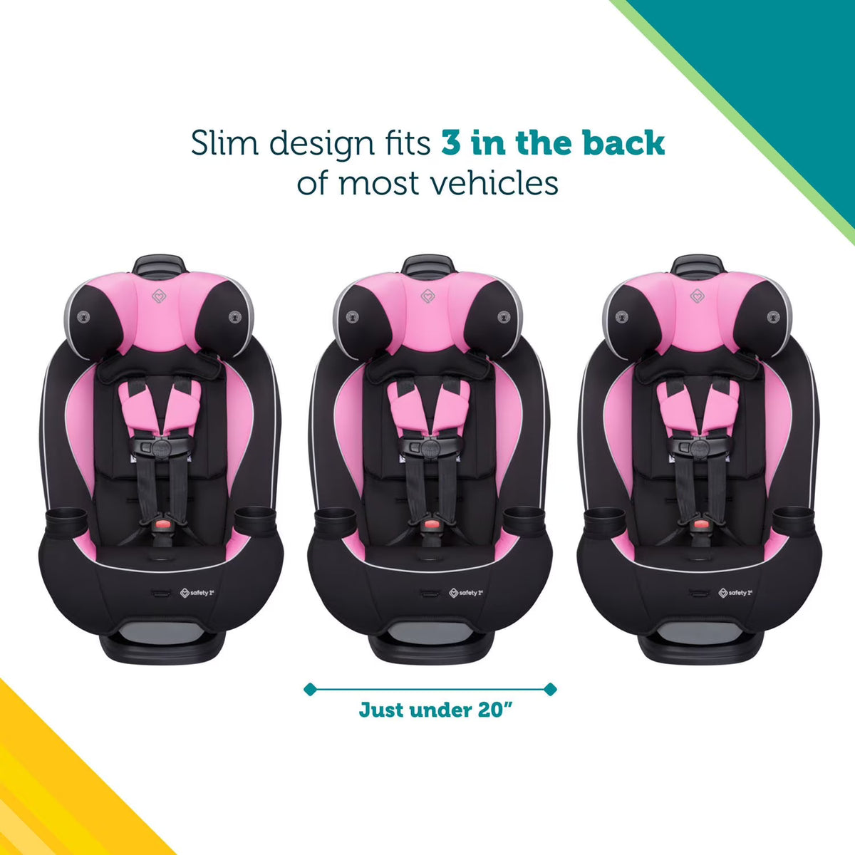 Safety 1st Everfit All-in-One Convertible Car Seat, Choose Color