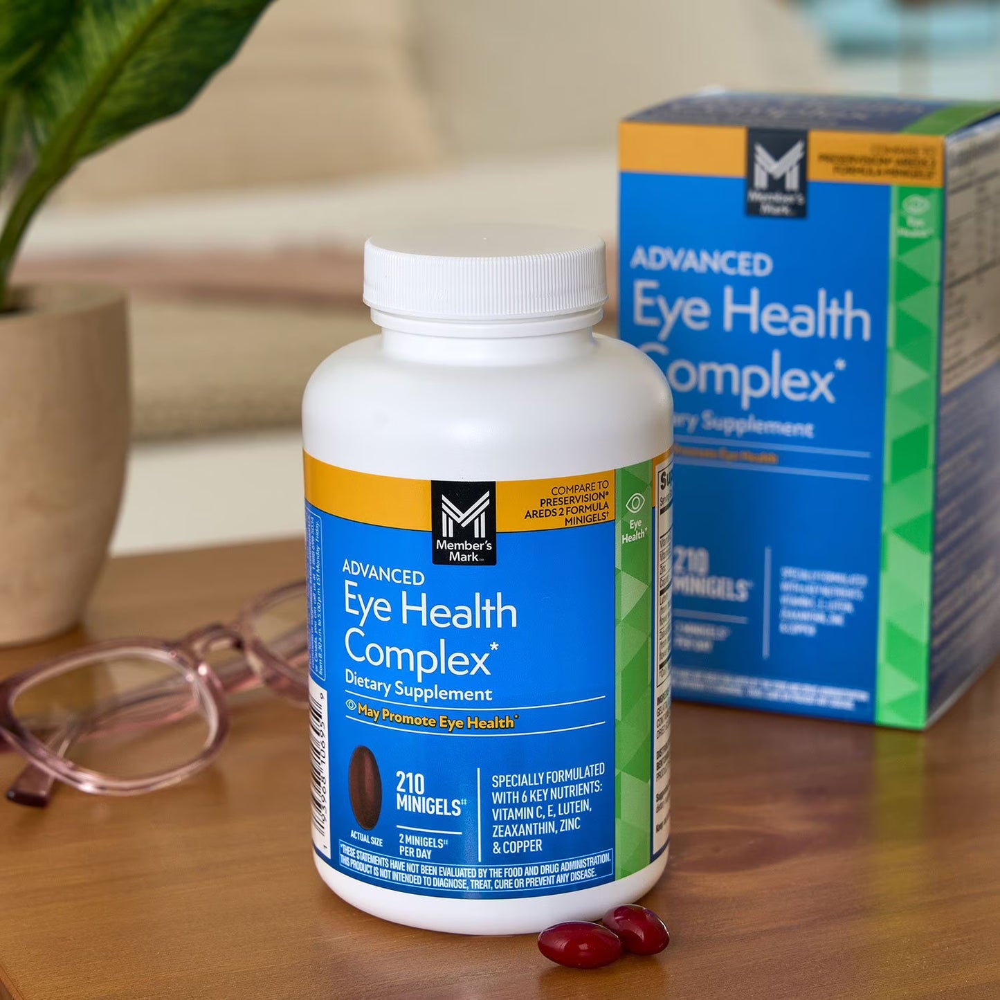 Advanced Eye Health Complex Softgels, 210 ct.