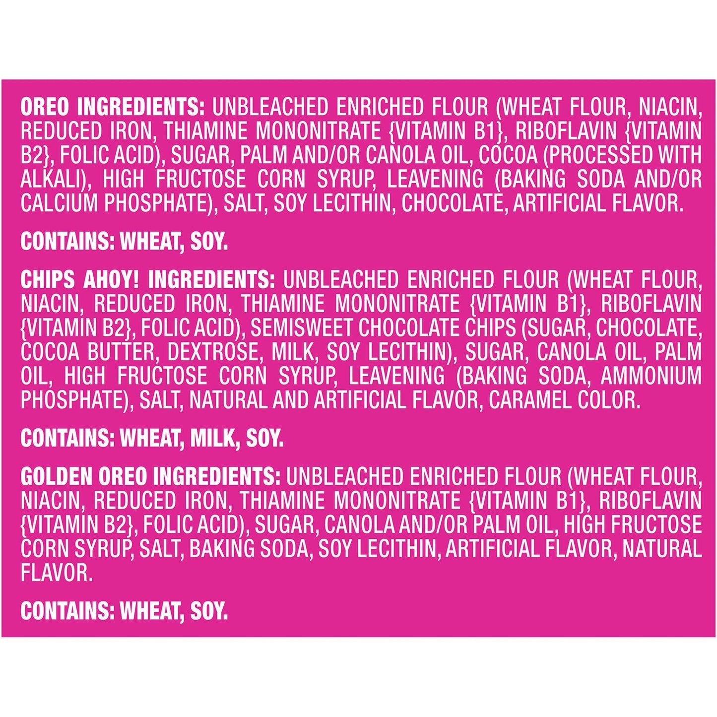 Nabisco Sweet Treats Variety Pack, 60 pk.