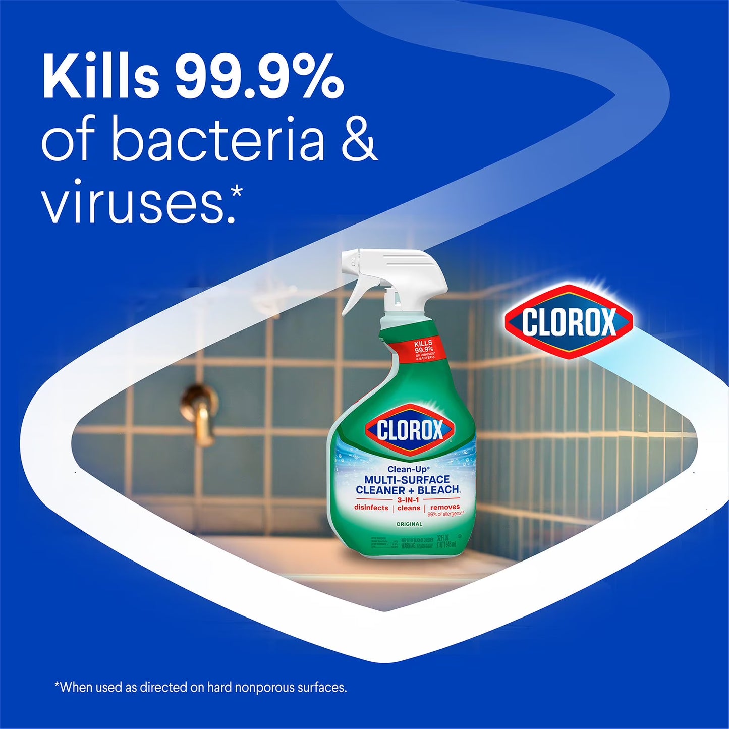 Clorox Clean-Up All-Purpose Cleaner + Bleach, Original Spray + Refill