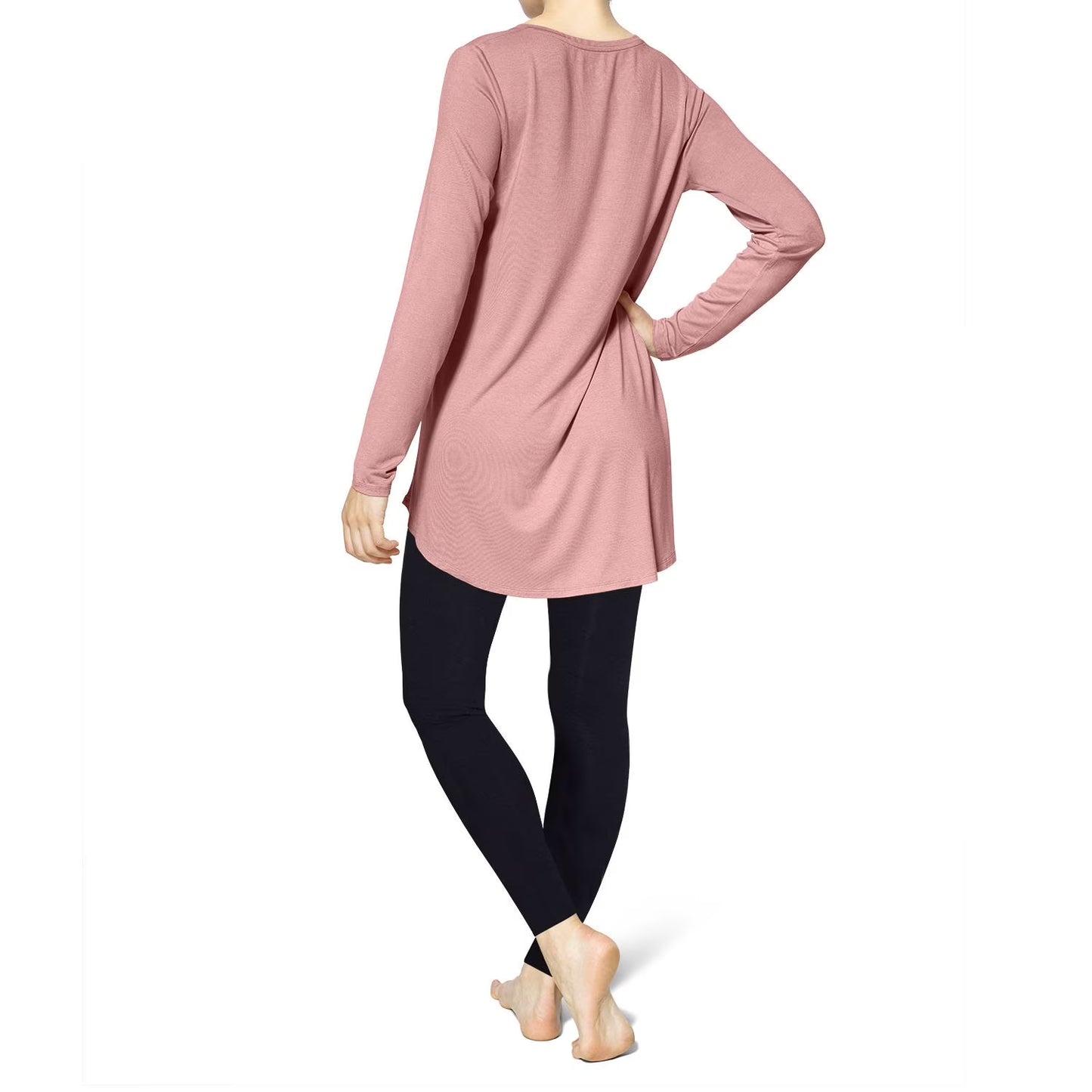 Hue Women's Long Sleeve Tunic T-Shirt