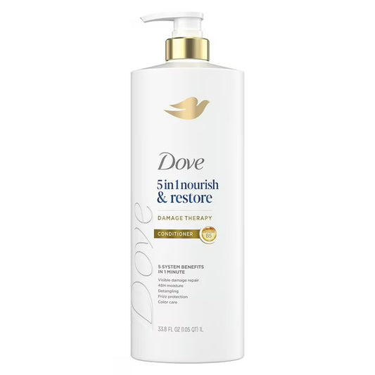 Dove Nourish & Restore 5-in-1 Conditioner, 33.8 fl. oz.