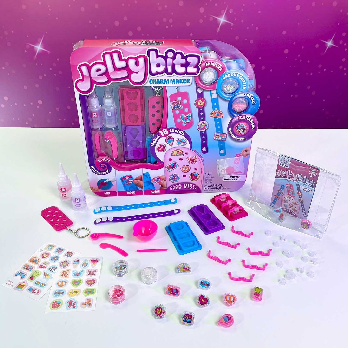 ArtSkills Jellybitz DIY Charm Maker Craft Kit for Kid