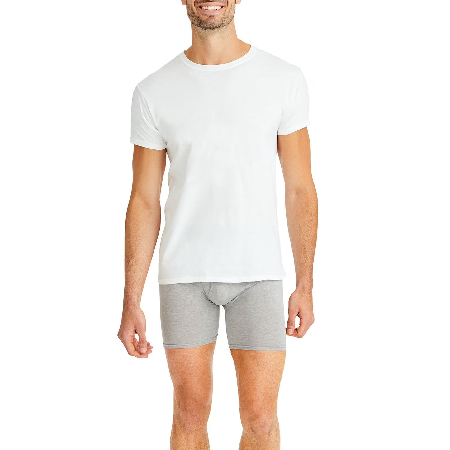 Hanes Men's Best 6-Pack Crew T-Shirt