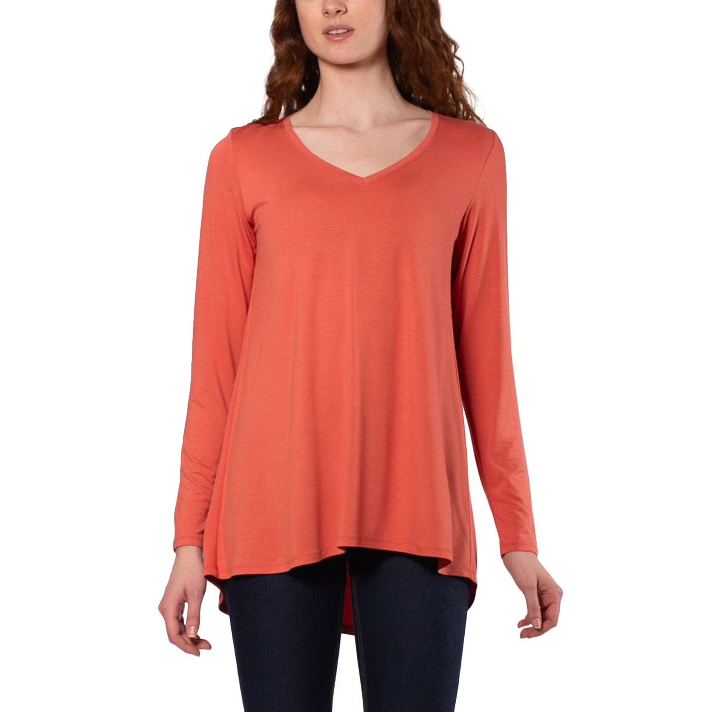 Hue Women's Long Sleeve Tunic T-Shirt