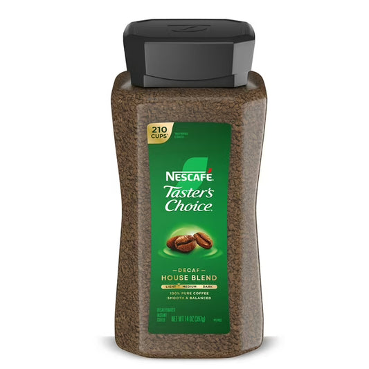 Nescafé Taster's Choice Decaf House Blend Instant Coffee, 14 oz.