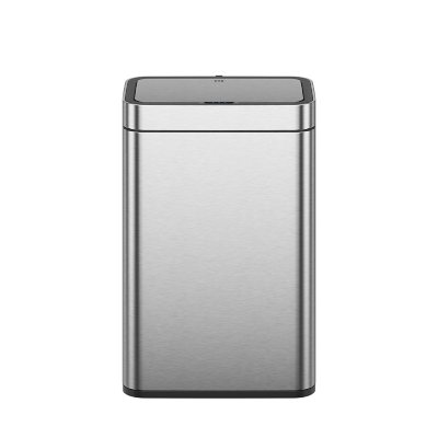 EKO Matte Stainless Steel Motion Sensor Kitchen Trash Can 13.2 Gallon