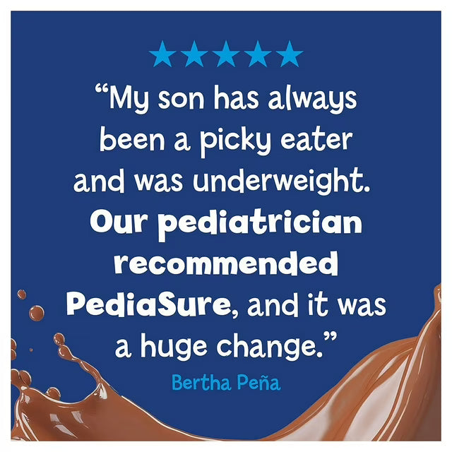 PediaSure Grow and Gain Nutrition Shake for Kids, Chocolate, 8 fl. oz., 24 pk.