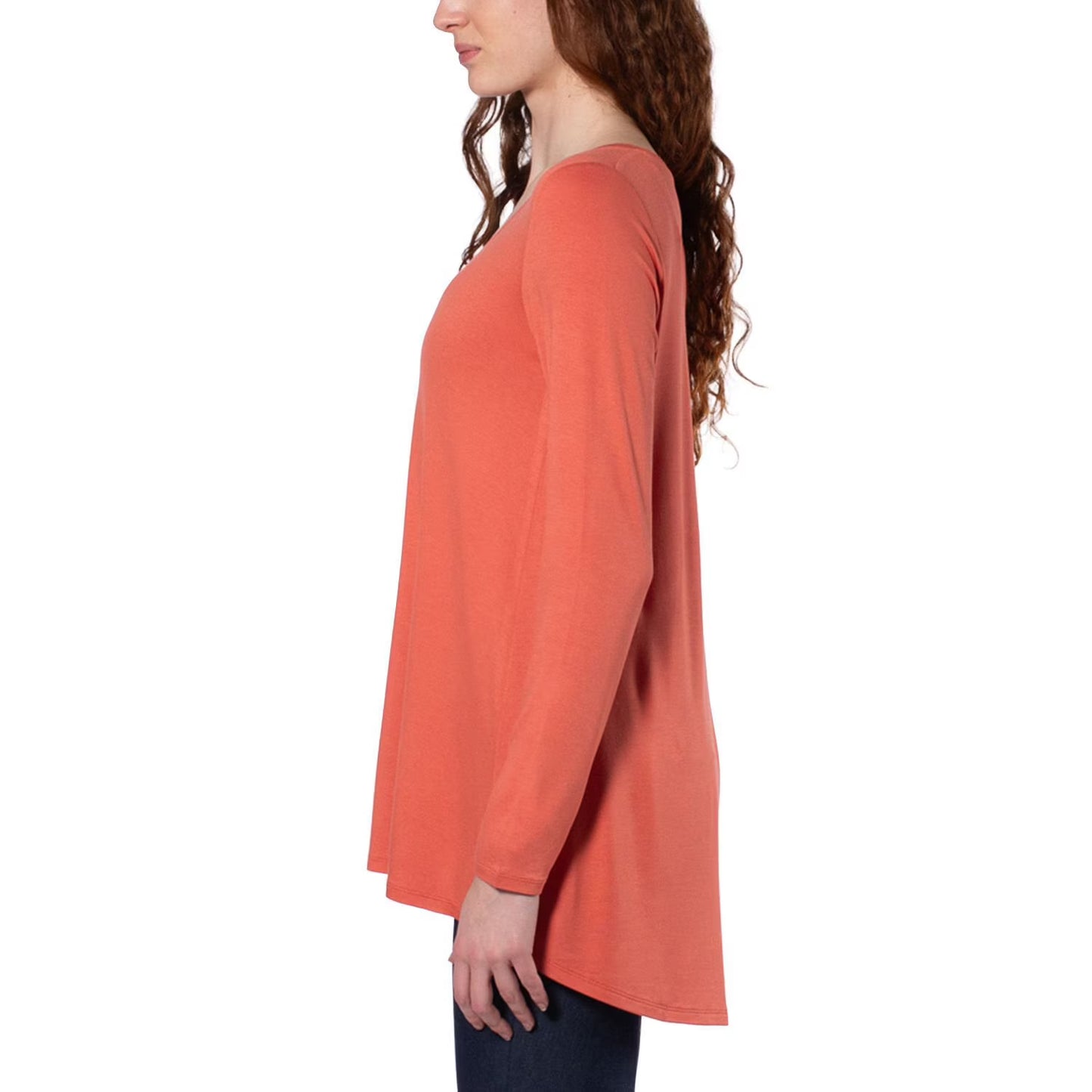 Hue Women's Long Sleeve Tunic T-Shirt