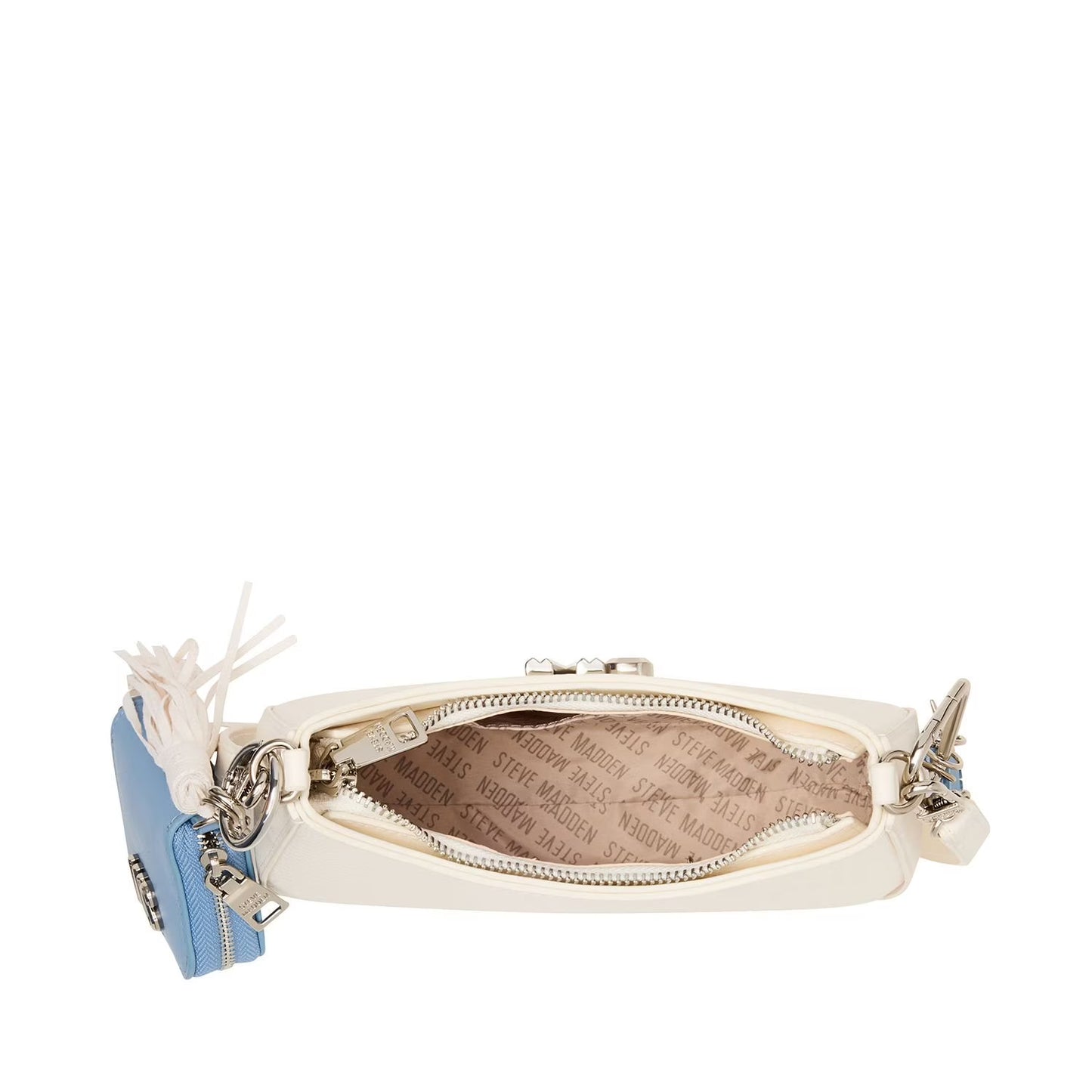 Steve Madden Logo Blibby Embossed Crossbody with Charms