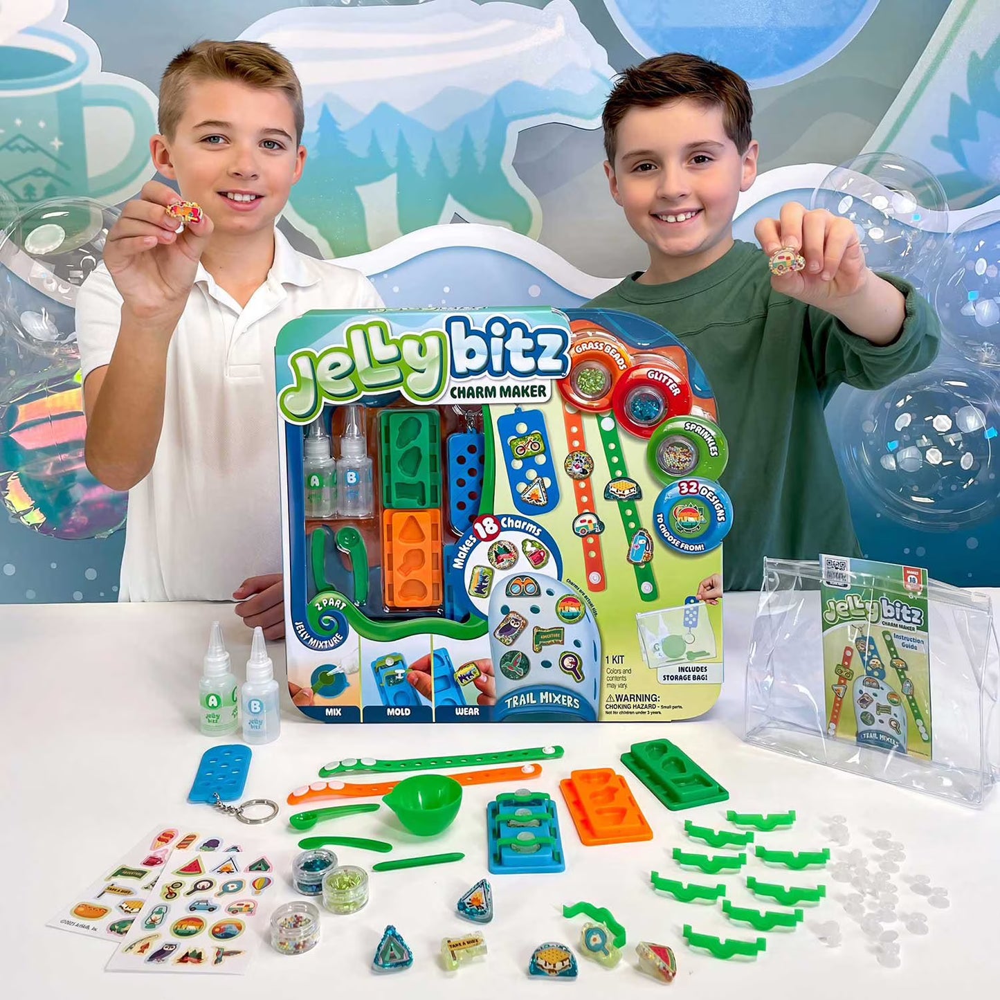ArtSkills Jellybitz DIY Charm Maker Craft Kit for Kid