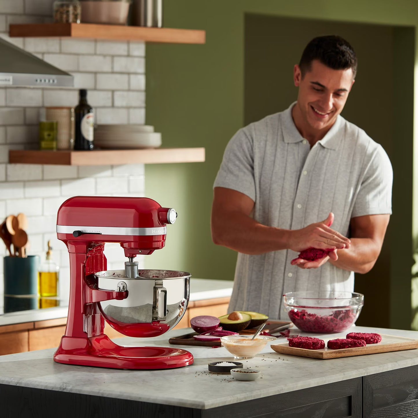 KitchenAid 5.5 Quart Bowl-Lift Stand Mixer with Attachments