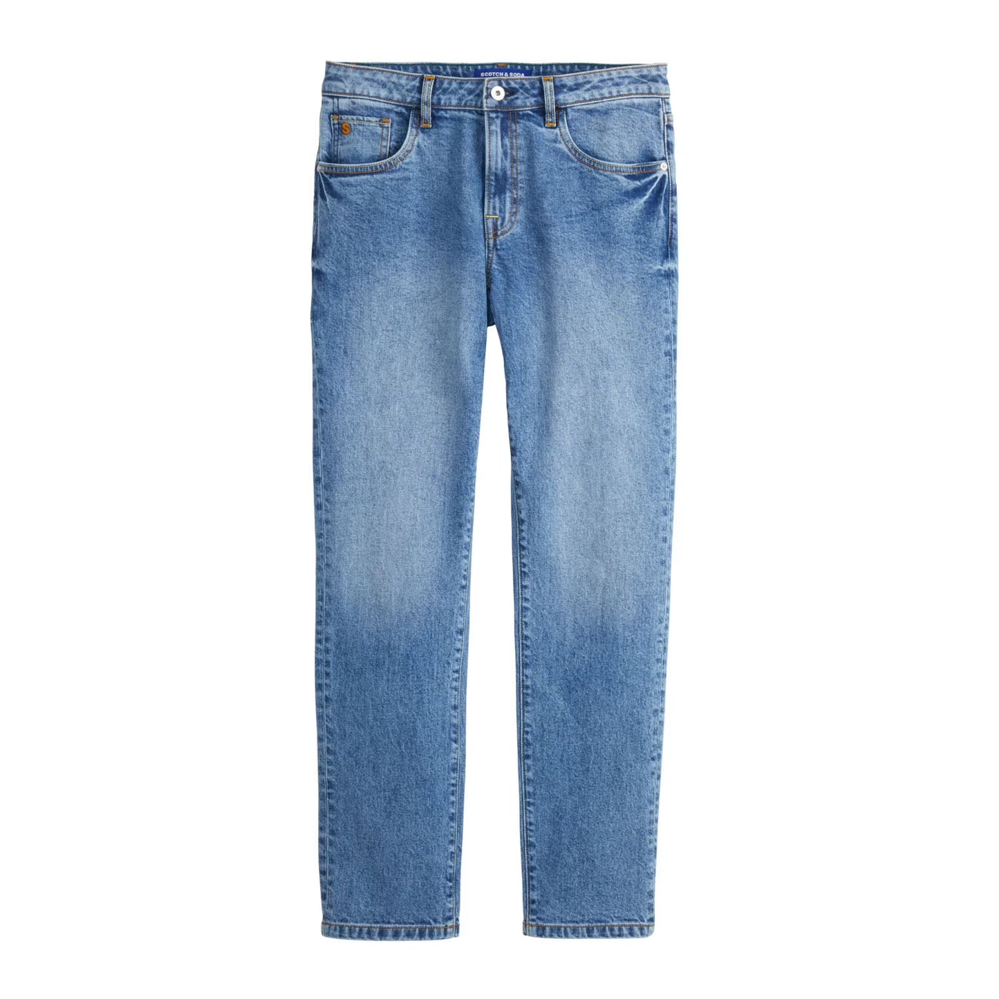 Scotch & Soda Men's Straight Fit Denim Jeans