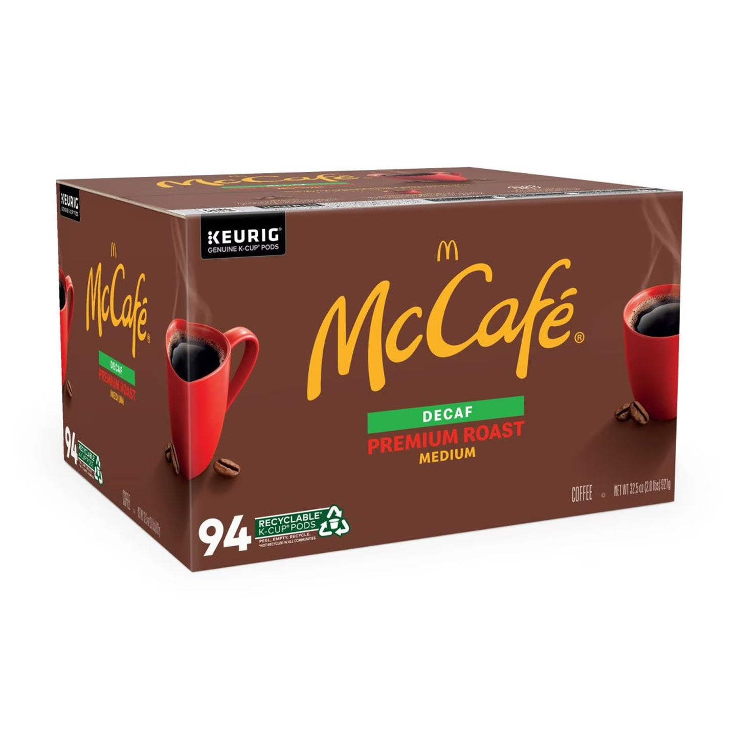 McCafe Decaf Premium Medium Roast K-Cup Coffee Pods, 94 ct.