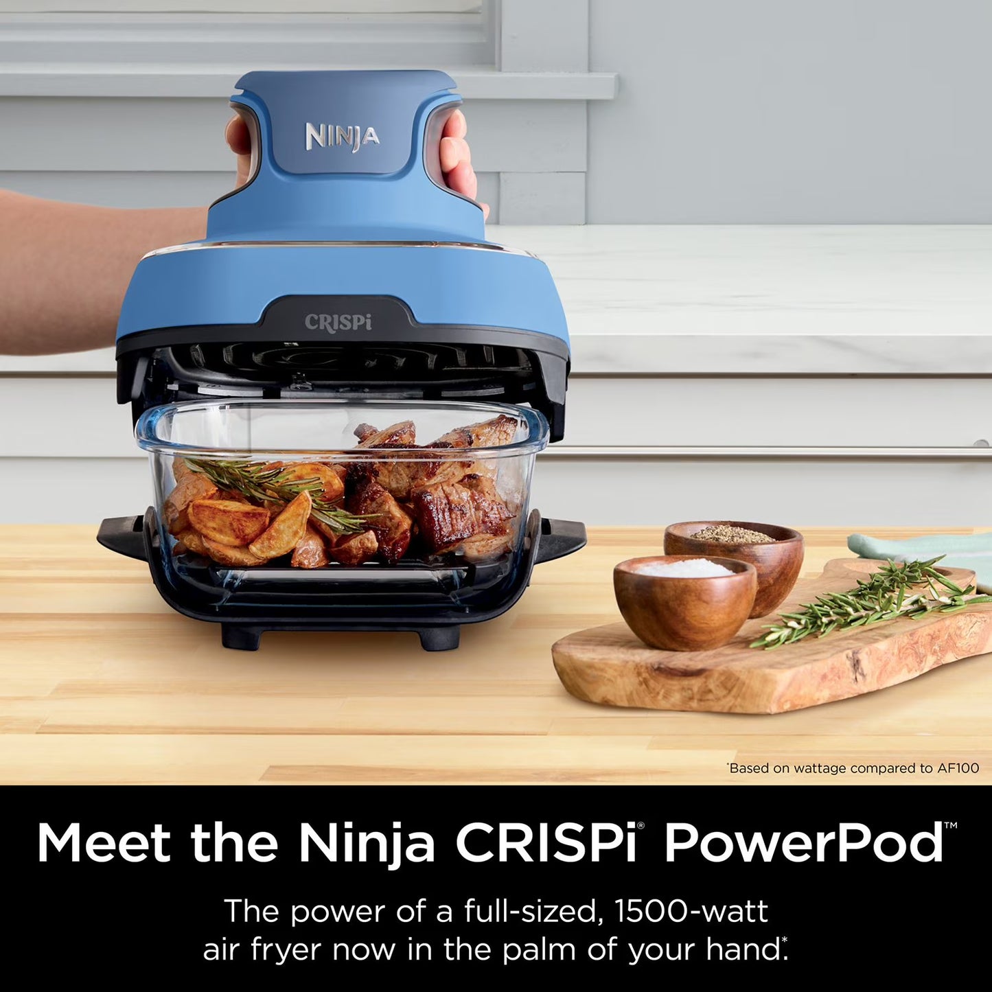 Ninja Crispi 5-in-1 Portable Glass Air Fryer Cooking System