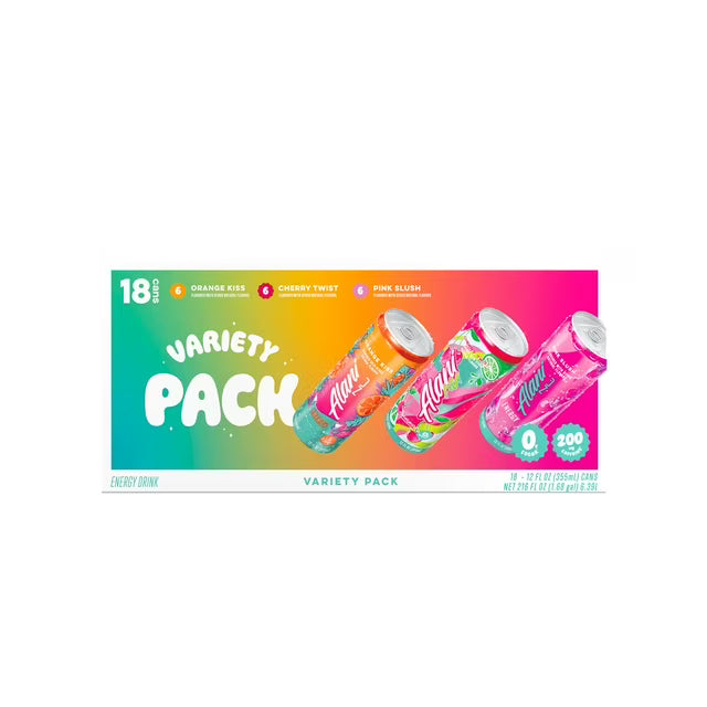 Alani Nu Energy Drink, Variety Pack, 12 fl. oz., 18 pk.