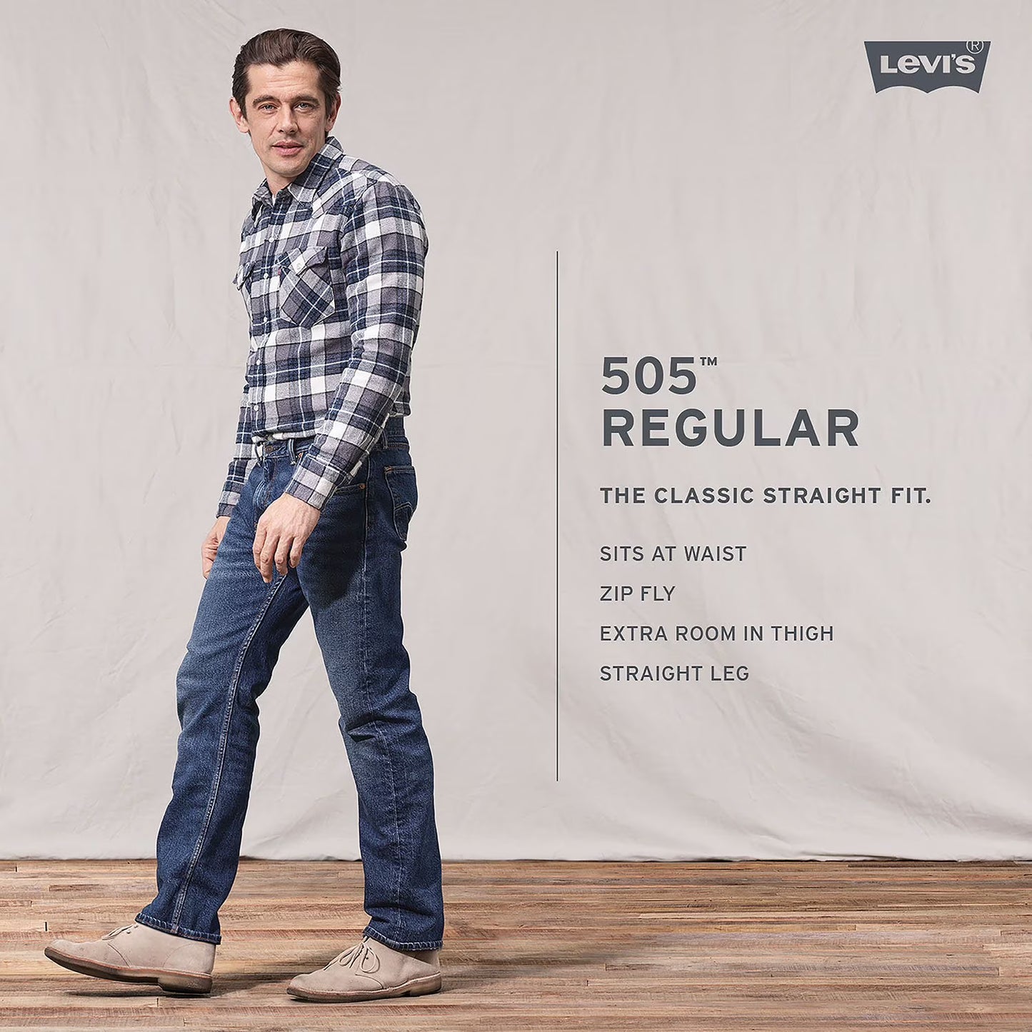 Levi's Men's 505 Regular Fit Jeans