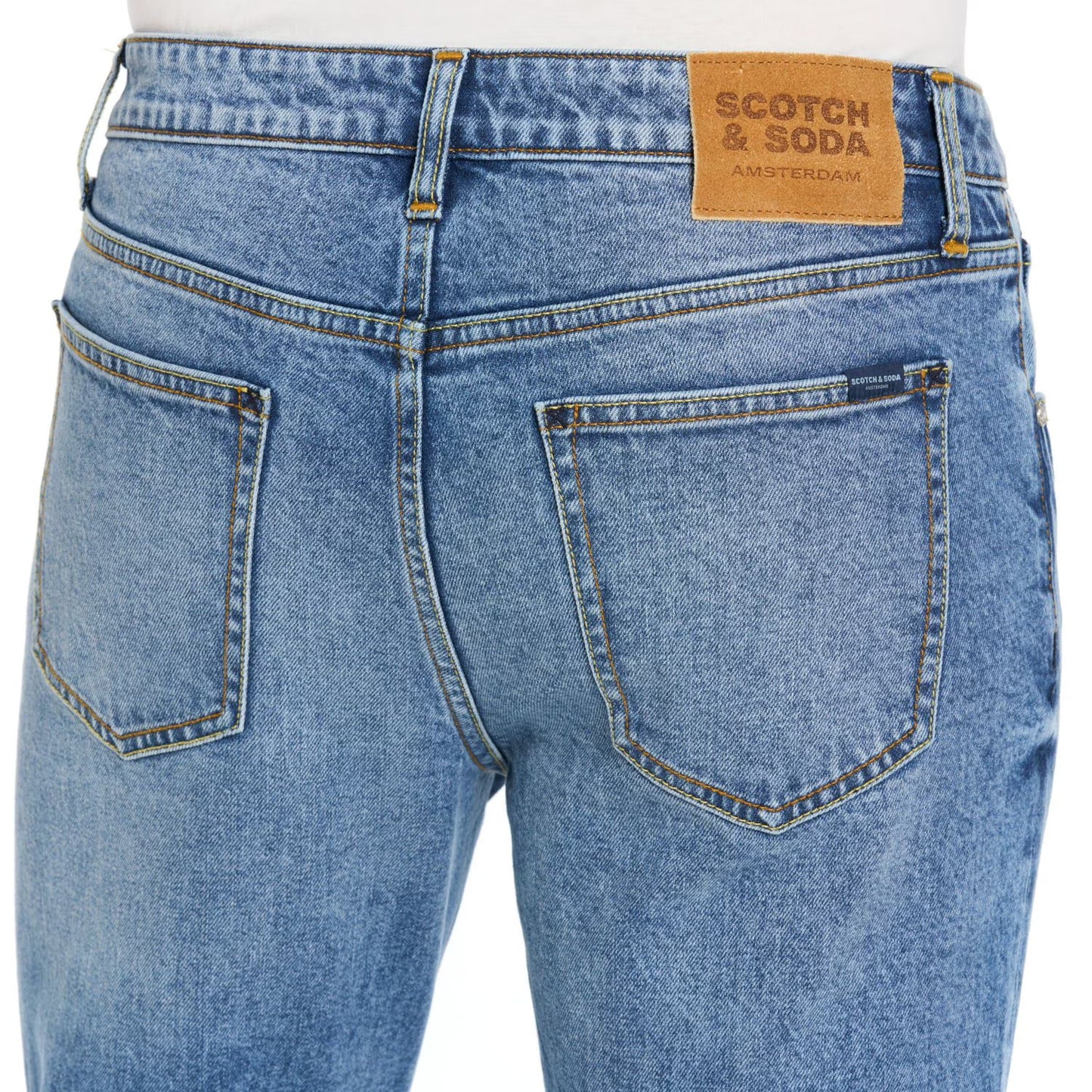 Scotch & Soda Men's Straight Fit Denim Jeans