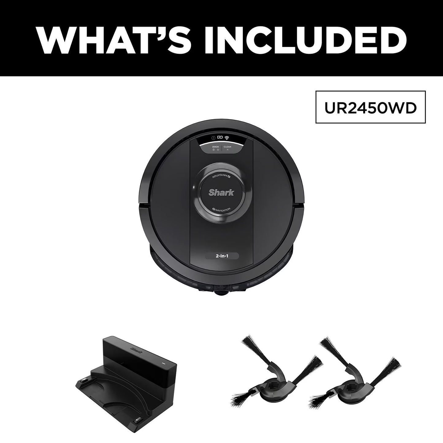 Shark Matrix 2-in-1 Robot Vacuum & Mop with Home Mapping, Bonus Dual Edge Side Brush