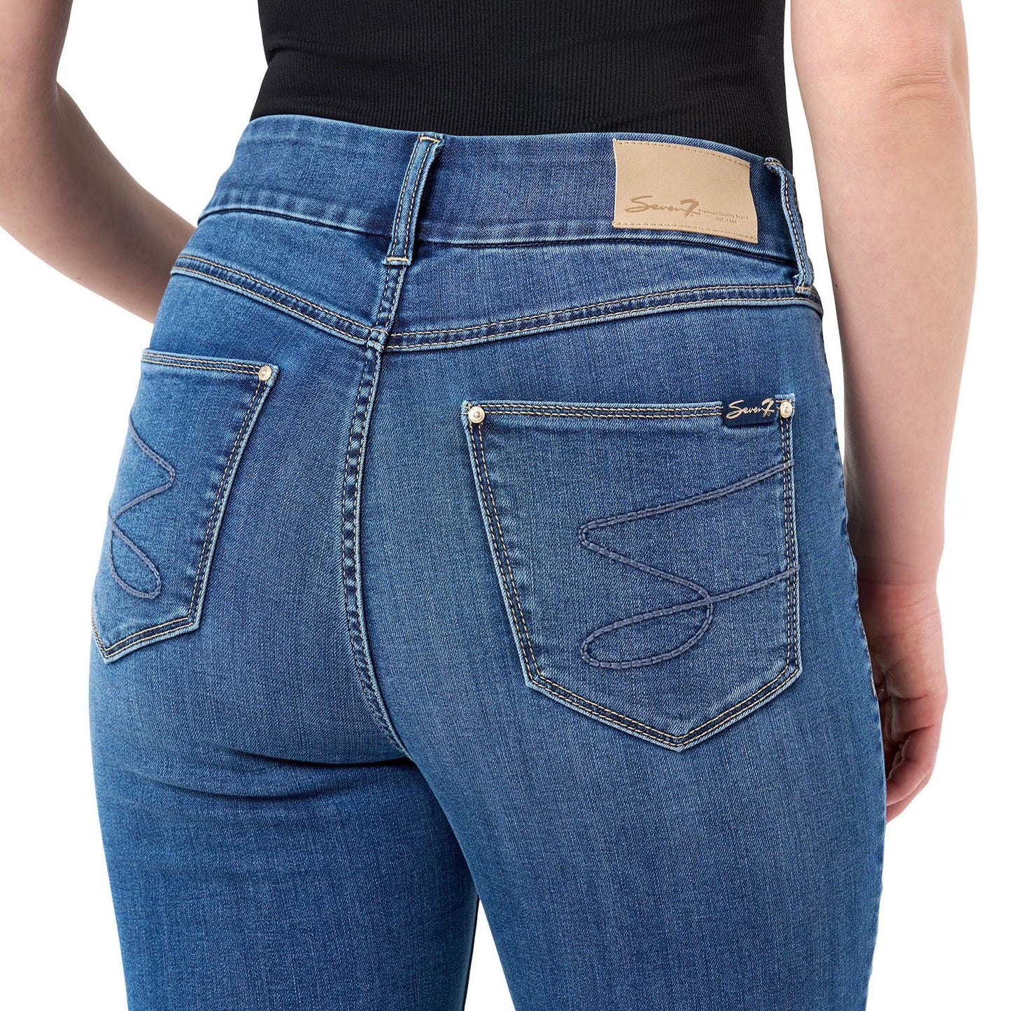 Seven7 Women's Tummyless Jean