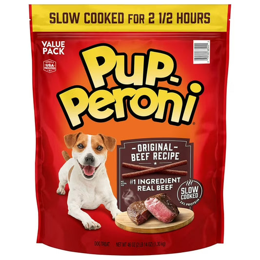 Pup-Peroni Dog Snacks, Original Beef Flavor, 46 oz.