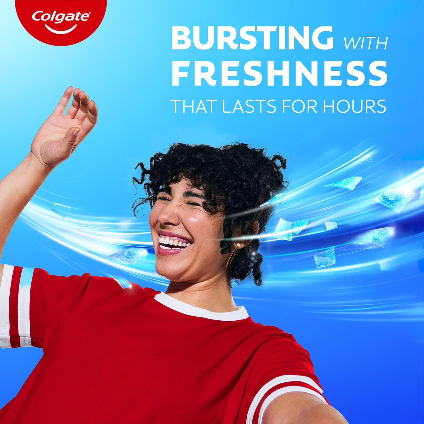 Colgate MaxFresh Toothpaste with Mini Breath Strips, Cool Mint, 7.3 oz