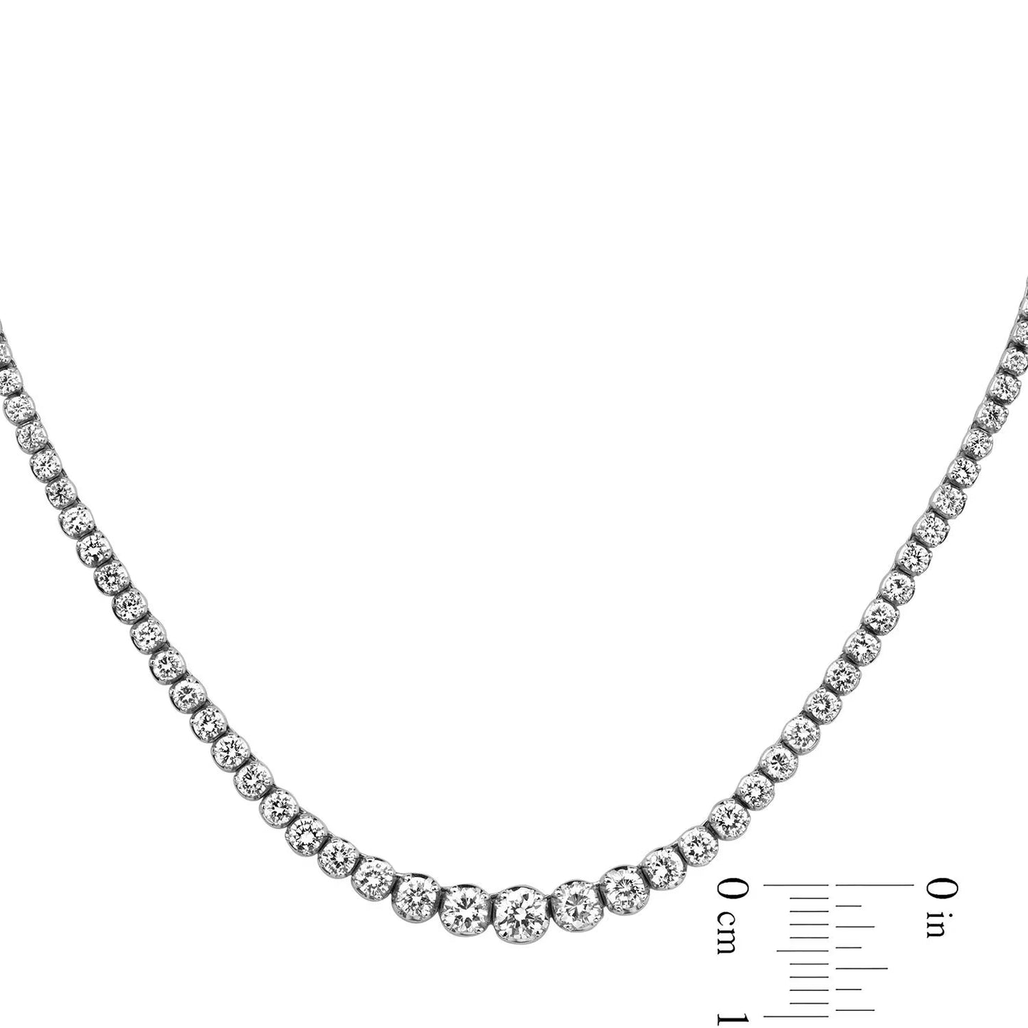 Diamond Riviera Necklace in 14K Gold