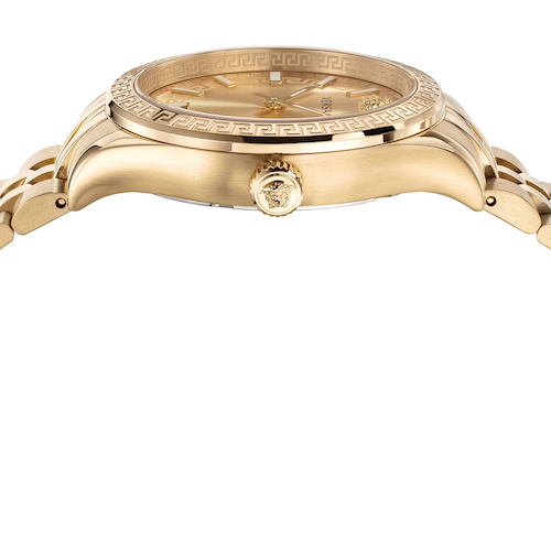 Versace Hellenyium Swiss Quartz Gold Bracelet Women's Watch, 36mm