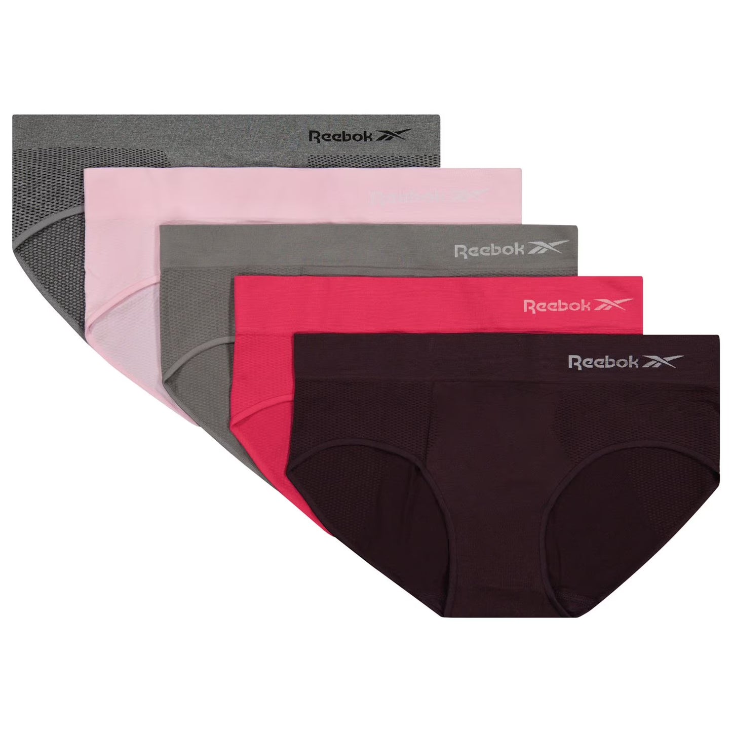 Reebok Women's 5-Pack Seamless Hipster