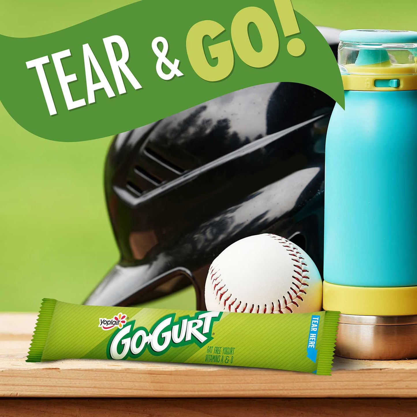 Yoplait Go-Gurt Kids Nonfat Yogurt Variety Pack, 2 oz., 32 ct.