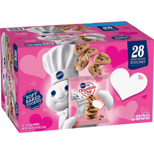 Pillsbury Soft Baked Mini Chocolate Chip Cookies, 1.5 oz., 28 pk.