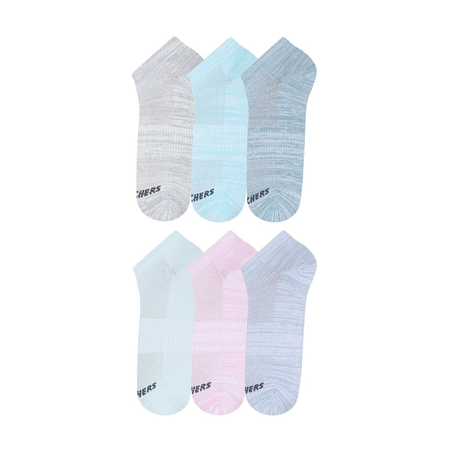 Skechers Women's 6-Pack Super Soft Low-Cut Sock