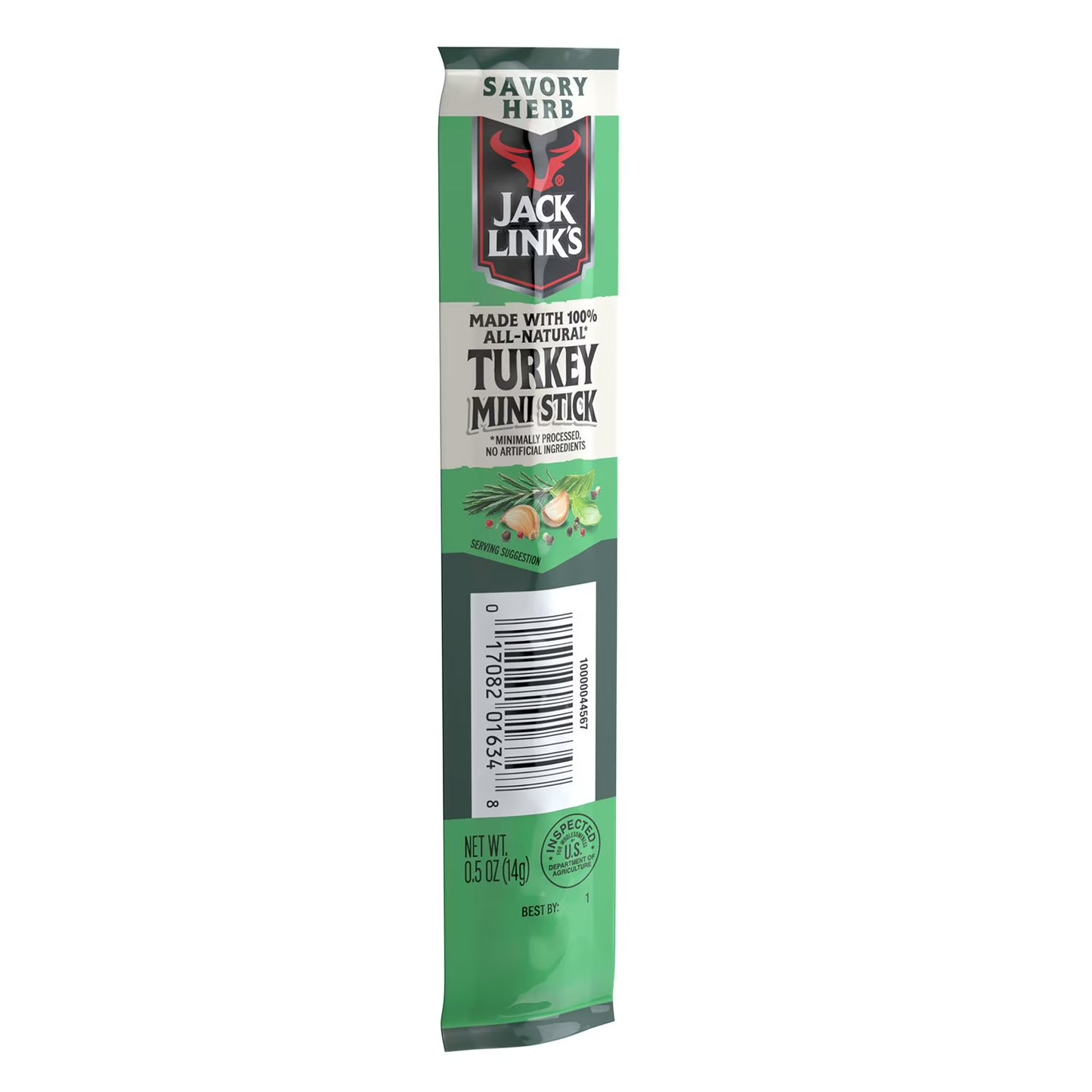 Jack Link’s Savory Herb Mini Turkey Stick, 0.5 oz., 24 pk.