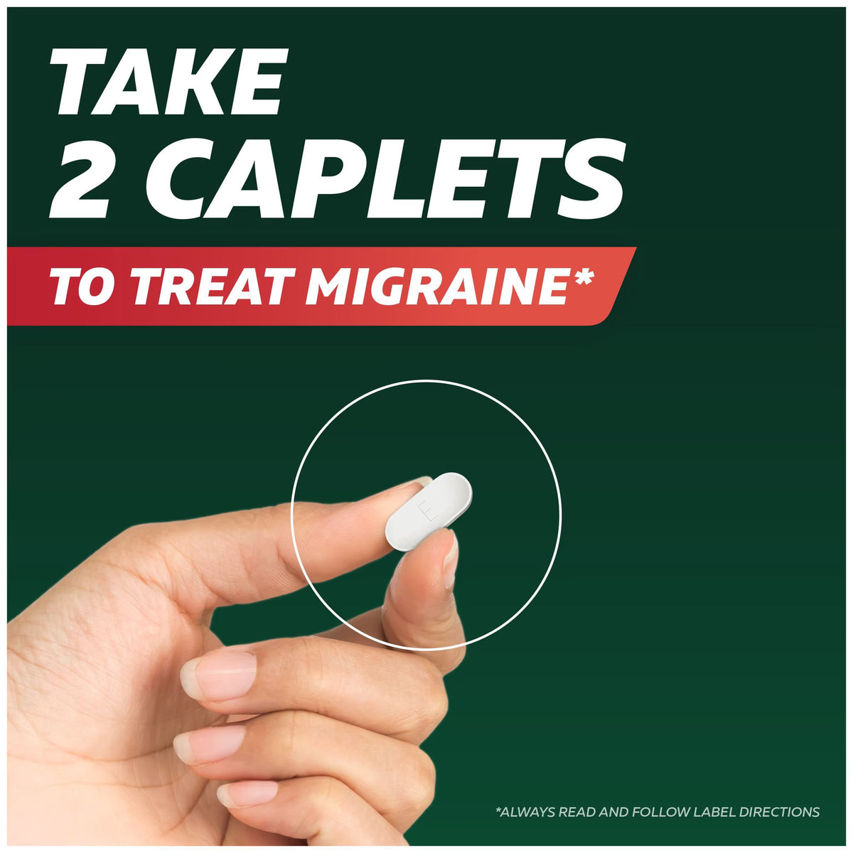 Excedrin Migraine Pain Relief Caplets, 300 ct.